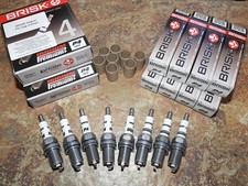 8x BRISK P4 Super Iridium Spark Plugs fit: Porsche Cayenne 4.5 V8 - 2002 to 2007