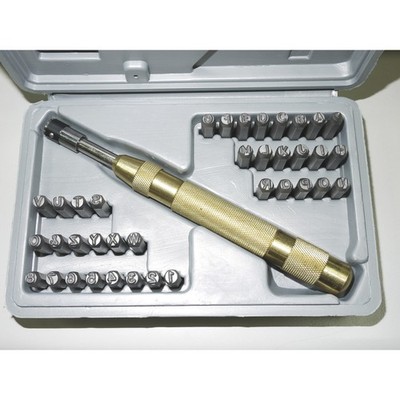 Klutch 36-Pc. Letter/Number Metal Stamp Set