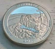 2014-S Cameo PROOF 90% SILVER "Shenandoah" ATB Washington Quarter 