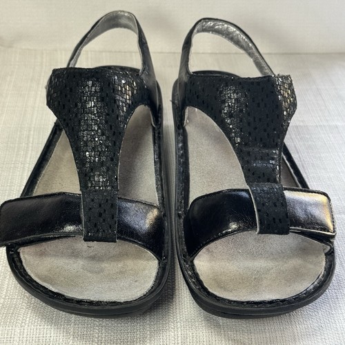 Alegria Kendra Black Size EU40, US 9.5/10 Leather TStrap Sandal Black - Bild 2 von 18