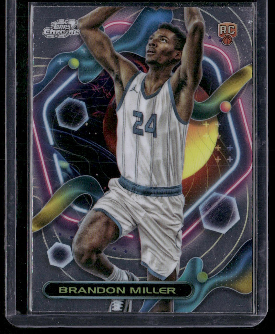 2023-24 Topps Chrome Cosmic #152 Brandon Miller Refractors