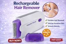 2-in-1 Epilator Women Painless Touch Facial Body Hair Removal Depilator Shaver