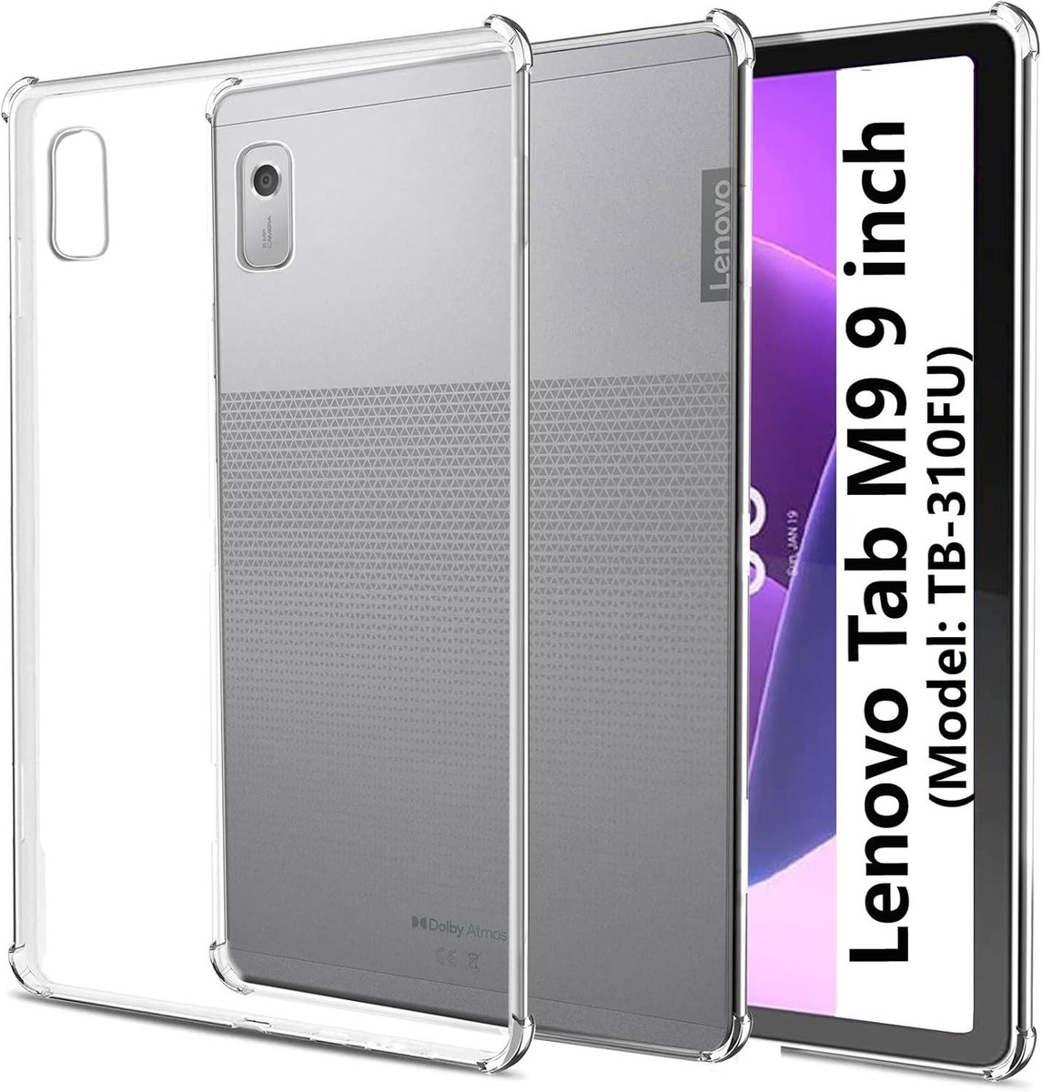 Case for Lenovo Tab M9 9 inch, Ultra Thin Silicone Shockproof