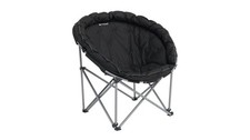 Outwell Casilda XL Half-Moon Folding Chair in Black