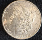 1891 S Morgan Silver Dollar ~ Circulated ~