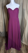 Hayley Paige Formal Dress 5902, Size 10, Azalea (Burgundy)