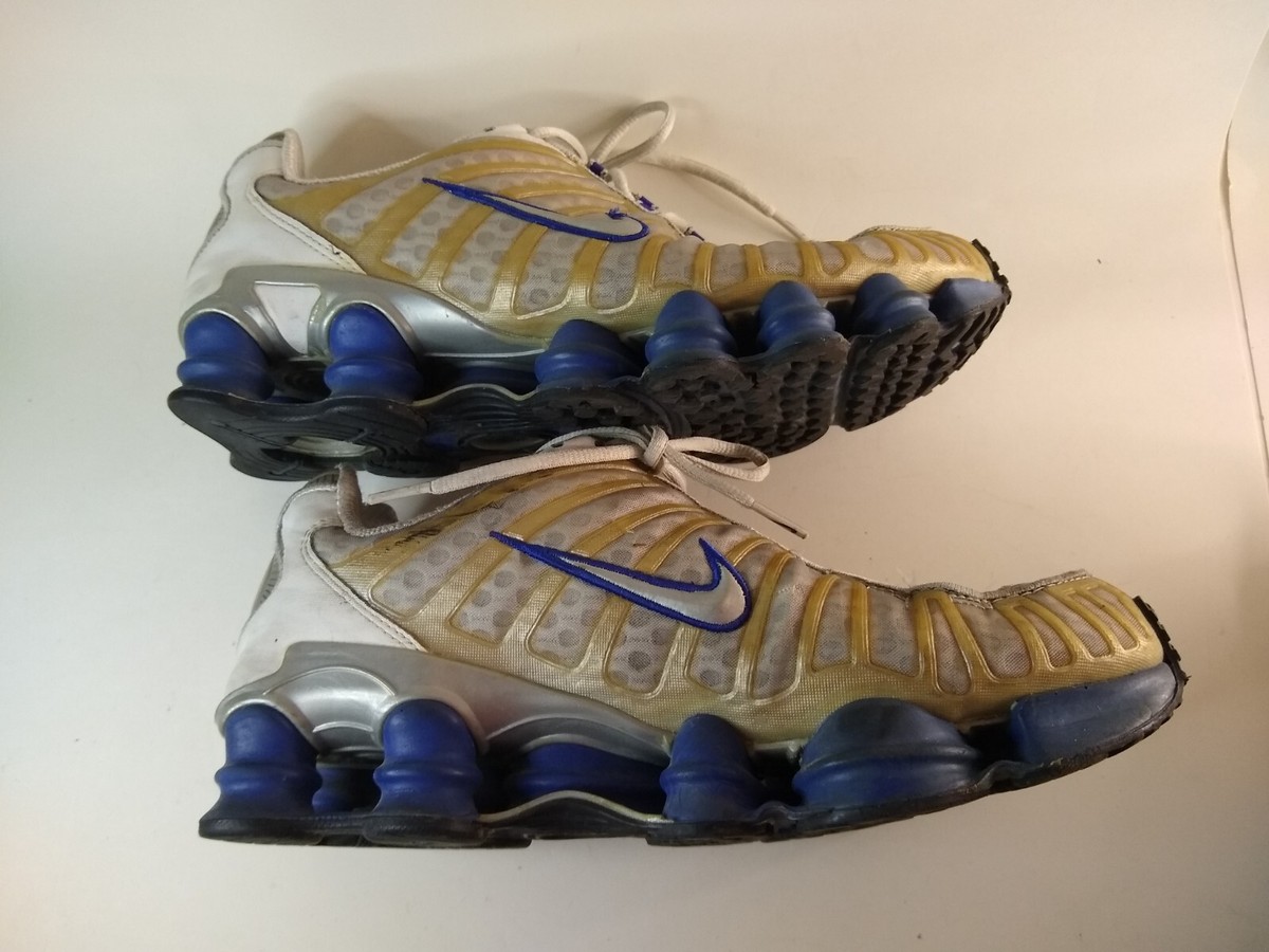 Nike Shox TL OG White Silver Sport Royal Blue 2003 Size 10.5 Nike Shox TL OG White Silver Sport Royal Blue 2003 Size 10.5