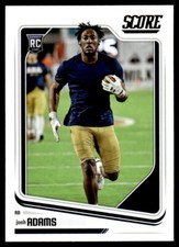 2018 Score Josh Adams Rookie Notre Dame Fighting Irish #364