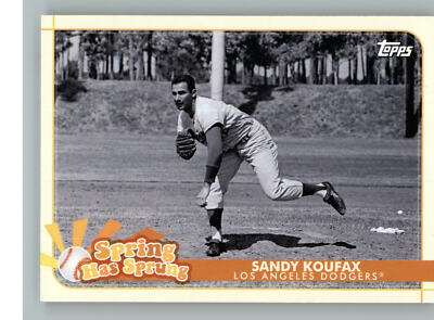 2020 Topps Opening Day Spring Has Sprung 4 Sandy Koufax - Los Angeles Dodgers