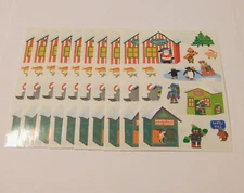 Mrs. Grossman's Stickers Lot of 10 Sheets ~Santa's Village~ 2013 Scrapbooking