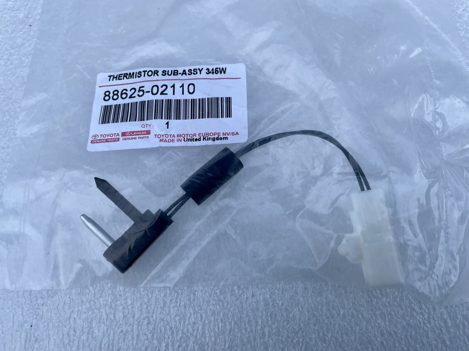 Toyota Thermistor Sub Assy 345w Genuine New 88625-02110 | eBay 