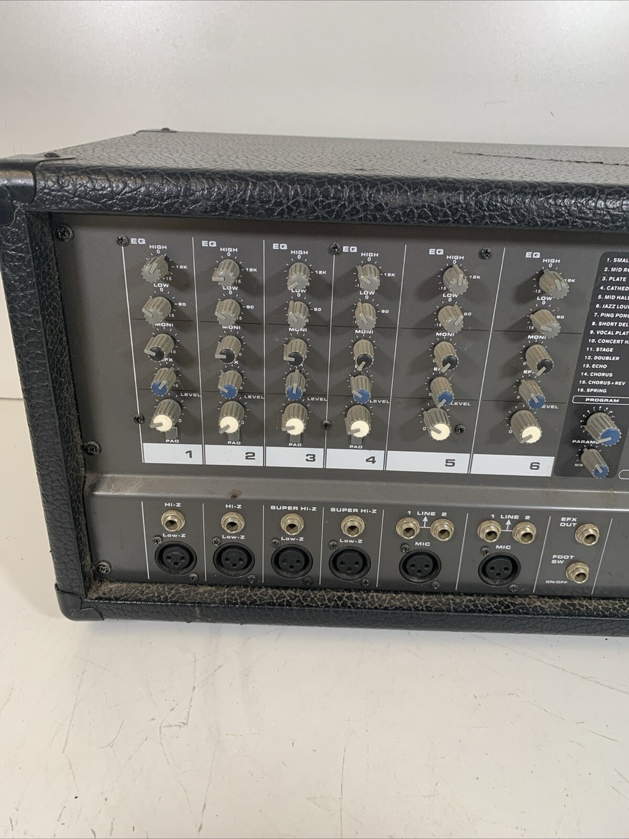 PHONIC 620 パワードミキサー powerpod 620 plus Phonic Powerpod 620 Plus 2x100 Watt 6-Channel Powered Mixer