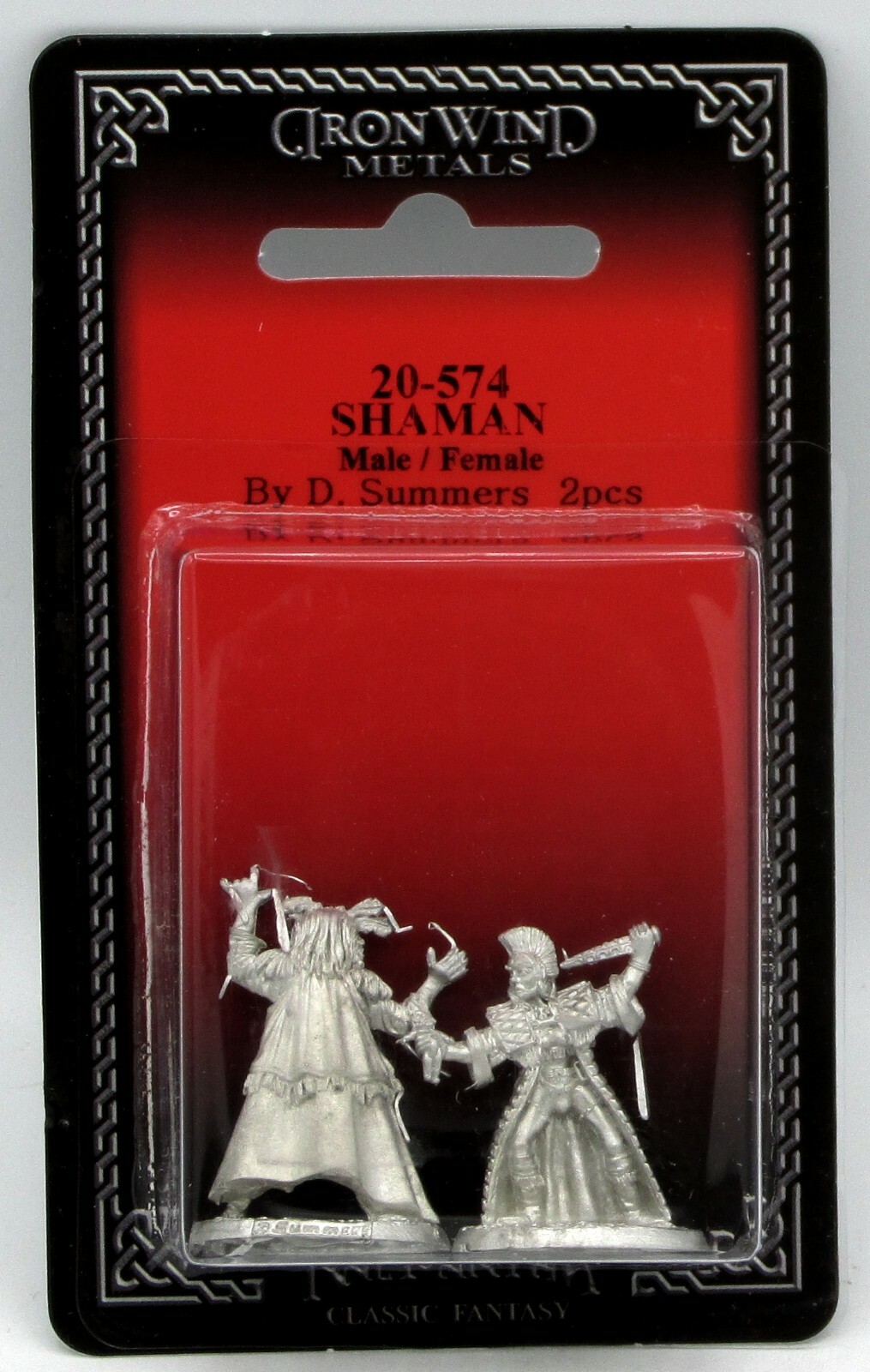 Ral Partha 20-574 Shaman Male & Female (Shadowrun) Mages Wizard Druid ...