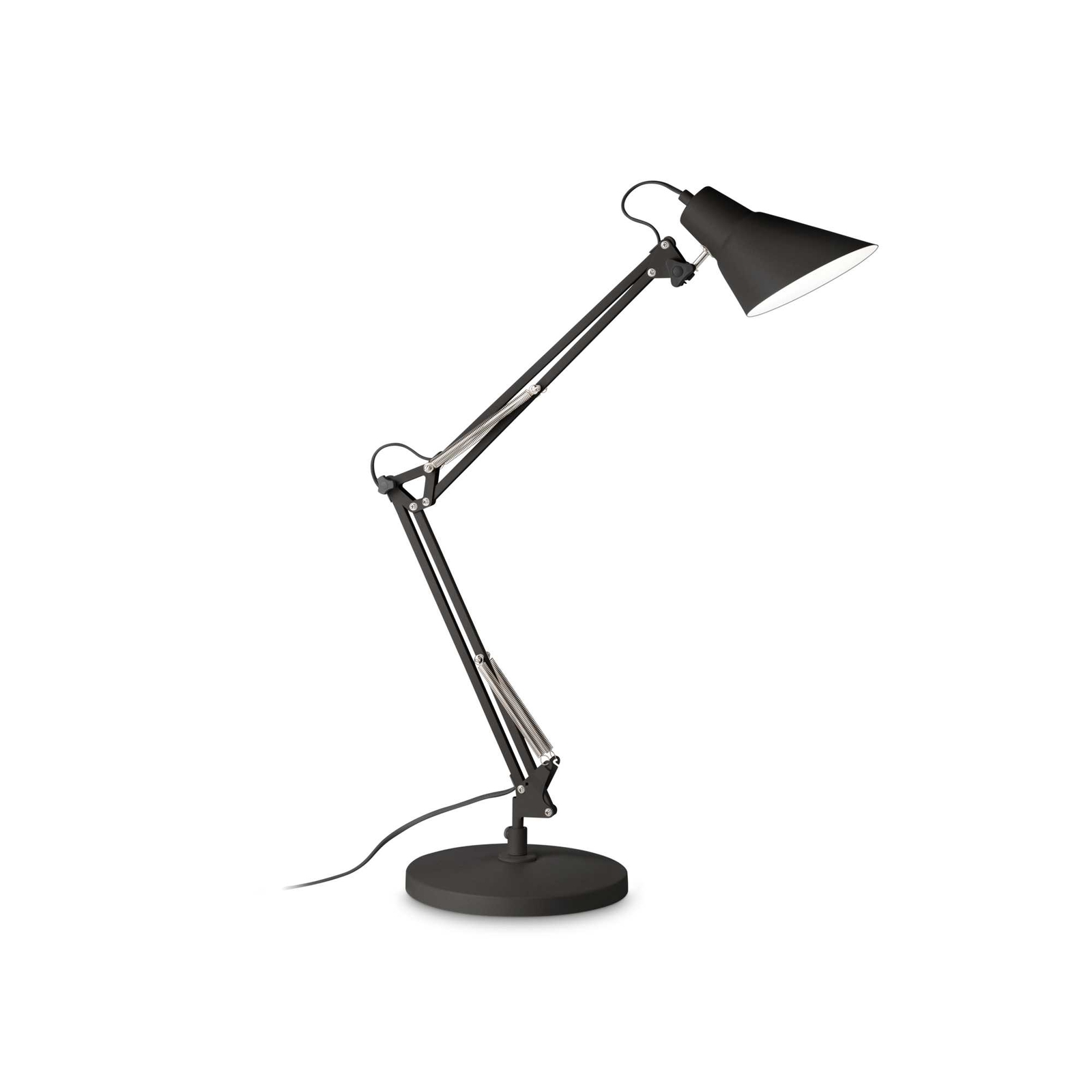 Sally TL1 Lampada da Tavolo Nero Opaco E27 - Perfetta per Smart Working