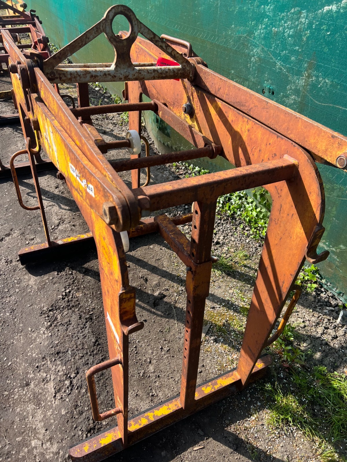 Scanlift Brick Block Grab £600+vat Lifting Attachment Crane Digger Hiab