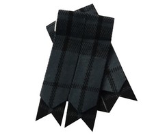 CC Mens Kilt Flashes Grey Watch Tartan/Scottish Kilt Hose Scock Flashes Tartan