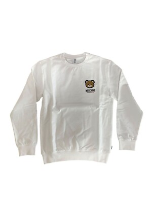 Moschino New Bear Hoodie White Unisex Adult Cotton