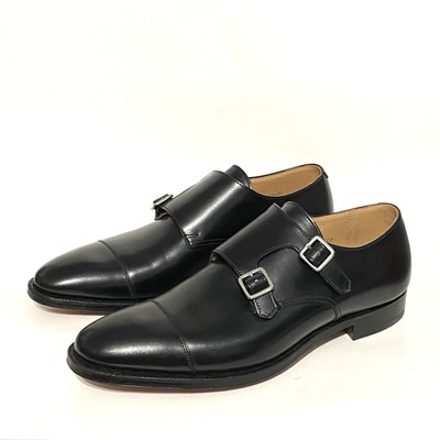 Brooks Brothers Peal & Co CROCKETT JONES Double Monk Dress Shoes Black Mens 11 Brooks Brothers Peal & Co CROCKETT JONES Double Monk Dress  main image 4