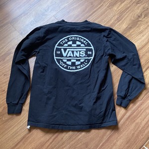 white vans long sleeve