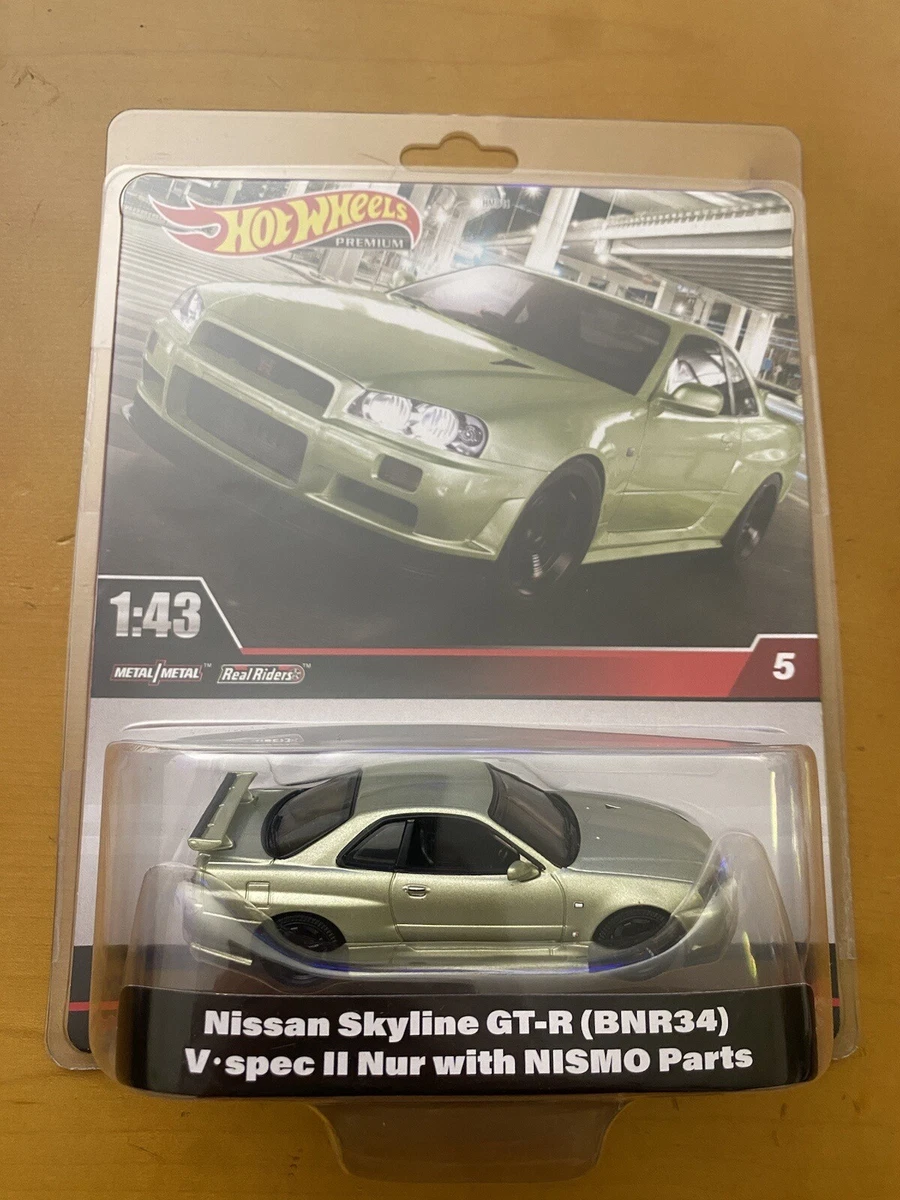 2024 Hot Wheels 1:43 Scale Nissan Skyline Gtr (BNR34) V•spec With 