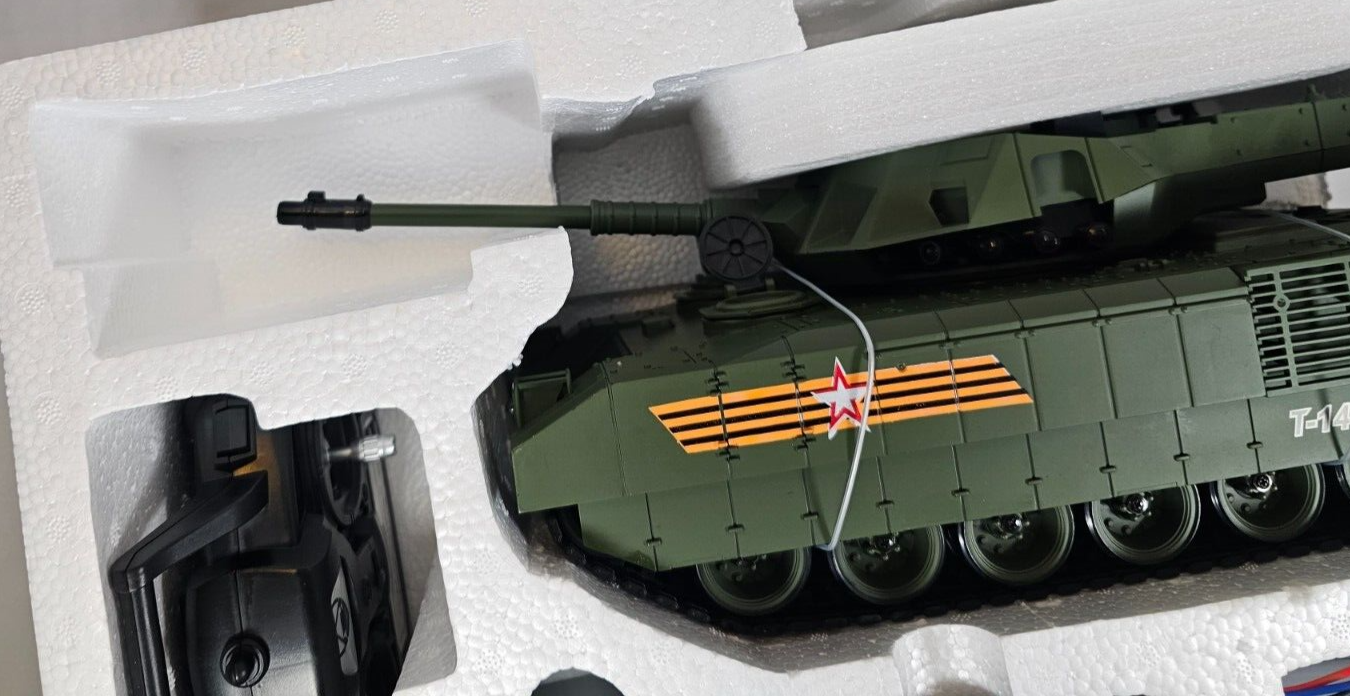 T14 1/18 Scale R/C Military Battle Tank Shoots BBS & Water Bombs 15