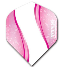 PENTATHLON PINK Standard Flights - 100 Micron - 5 sets 15 flights w/tracking