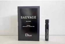 DIOR SAUVAGE EAU FORTE PARFUM VIAL SPRAY FOR MEN 0.03 Oz / 1 ml SAMPLE SIZE