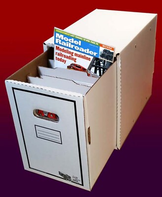 5 Pk MAGAZINE DrawerBoxes w/5 BoxSort Rails Magazine CGC Storage Boxes ...