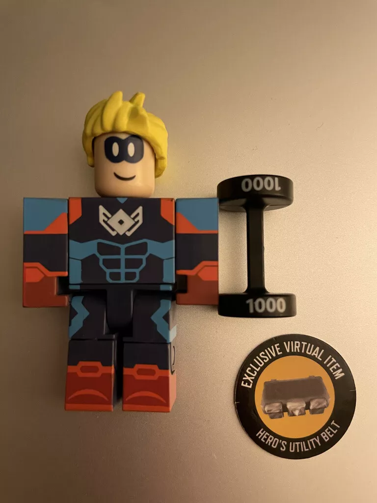 Roblox Celebrity Series 7 HEROES OF ROBLOXIA BLUE BASHER + UTILITY BELT Code