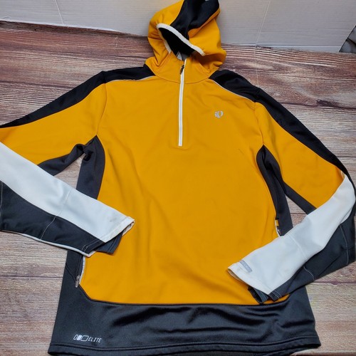 Pearl Izumi Elite Series Thermal Size Medium Long Sleeve Hooded Cycling Jacket - Picture 1 of 8