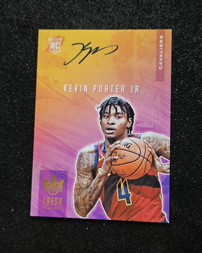 2019-20 COURT KINGS FRESH PAINT AUTO RC KEVIN PORTER JR ROOKIE AUTOGRAPH /149 - Image 3 of 4