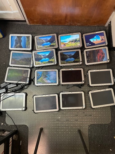 Lot of 38 PANASONIC TOUGHPAD FZ-G1 i5 2.4 8GB 3rd - 5th gen mixed + 10 batts - Picture 2 of 6