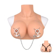 Adjustable Breast Nipple Clamps With Chain Sexy Raunchy Women Men Toy US