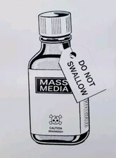 U.S Mass Media Brainwashed Pop Art PRINT Original Art by NYC graffiti artist 