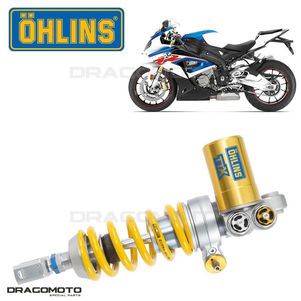 BMW S 1000 RR 2015-2018 ammortisseur arrière OHLINS BM 468 T36PR1C1LB - Photo 1/4