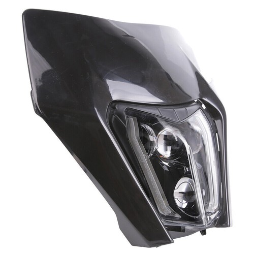 Black Headlight Head Light For SUZUKI DR-Z400 E/S/SM DRZ400SM DRZ400S DRZ400E - Picture 3 of 12