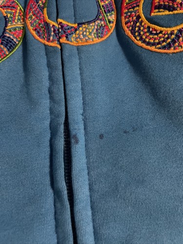 Coogi Signature Blue Hooded Sweat Jacket Hoodie Kids Youth Large NWT $110 - Picture 3 of 6