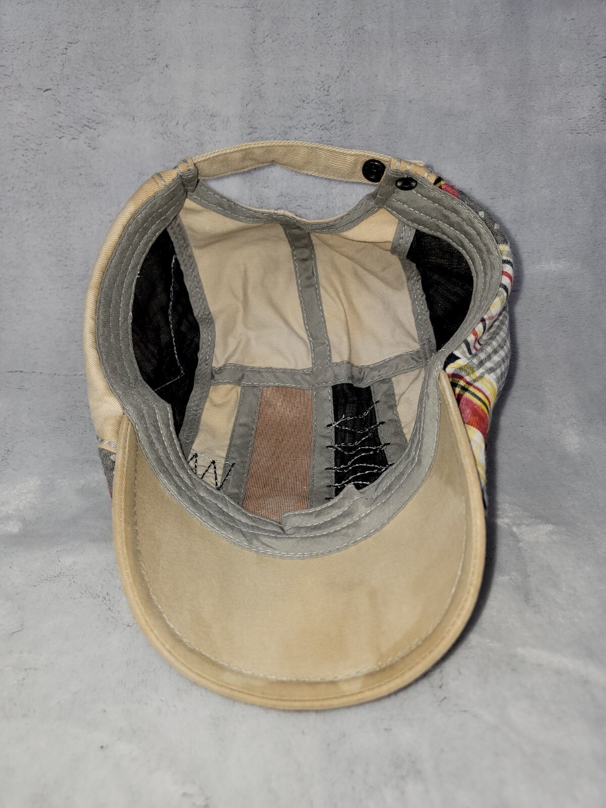 Jamont Newsboy Cap Flat Plaid Patchwork Hat Multi… - image 2