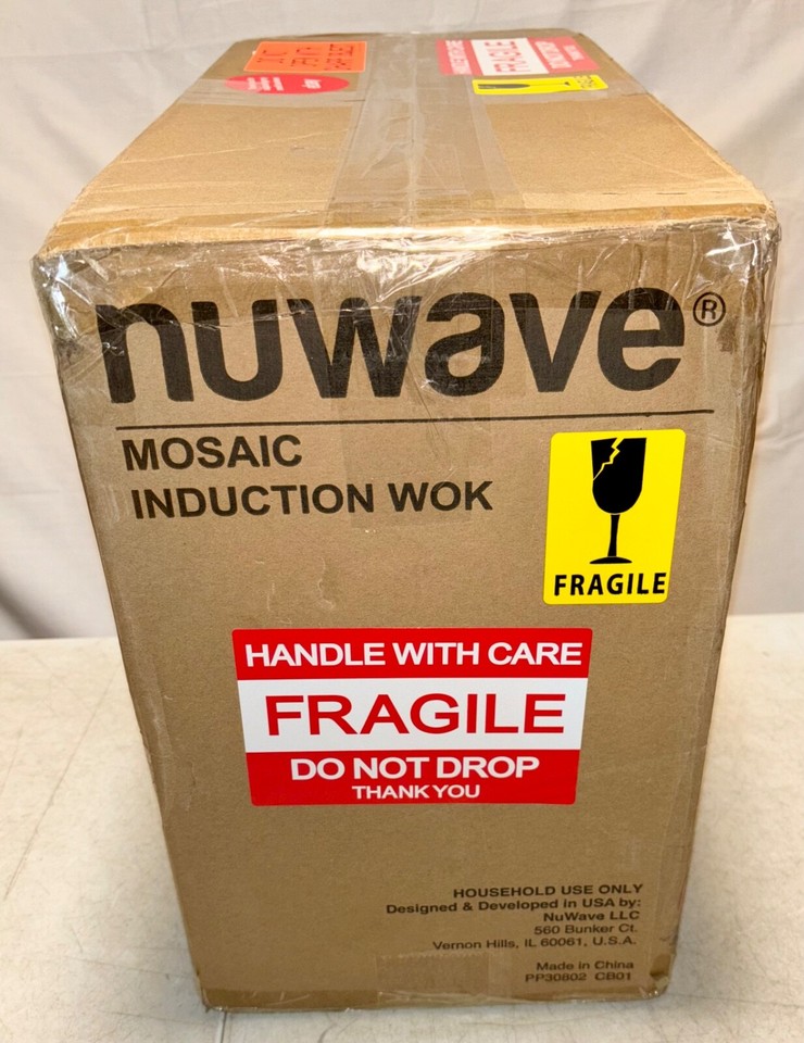 BRAND NEW Nuwave 30802 Mosaic Induction Counter Top Wok IN ORIGINAL BOX