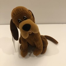 Disney Store Lady  The Tramp TRUSTY Bean Bag Stuffed Dog Animal Plush Toy