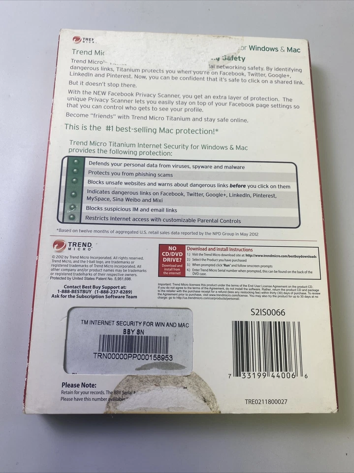 Trend Micro Titanium Internet Security for PC, Mac - TRE021800F700 - Image 2 of 4