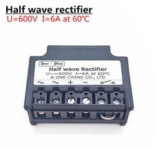 half wave rectifier U=600V I=6A at 60℃ Motor brake brake rectifier