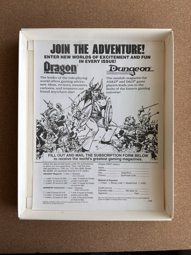 AD&D Greyhawk Adventures Wars - TSR1068 - Punched Complete Box Set (1991) - Picture 15 of 16
