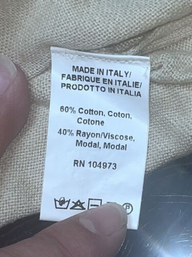Vintage Gruppo Italiano Knit T Shirt Mens Xl Made In Italy - Picture 6 of 11