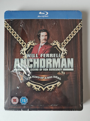 Anchorman - The Legend of Ron Burgundy (Blu Ray Steelbook) NEU & OVP