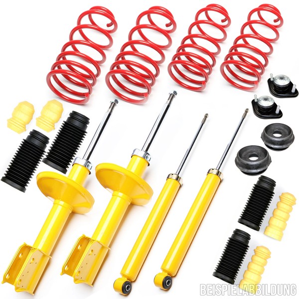 Sportfahrwerk 60 40 + Domlager + Staubkappen - FüR BMW 3Er E36, 316I - 318TDS-image