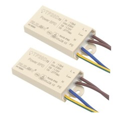 2Pcs Surge Protective Device, Power Surge Protector for Surge Protection, White