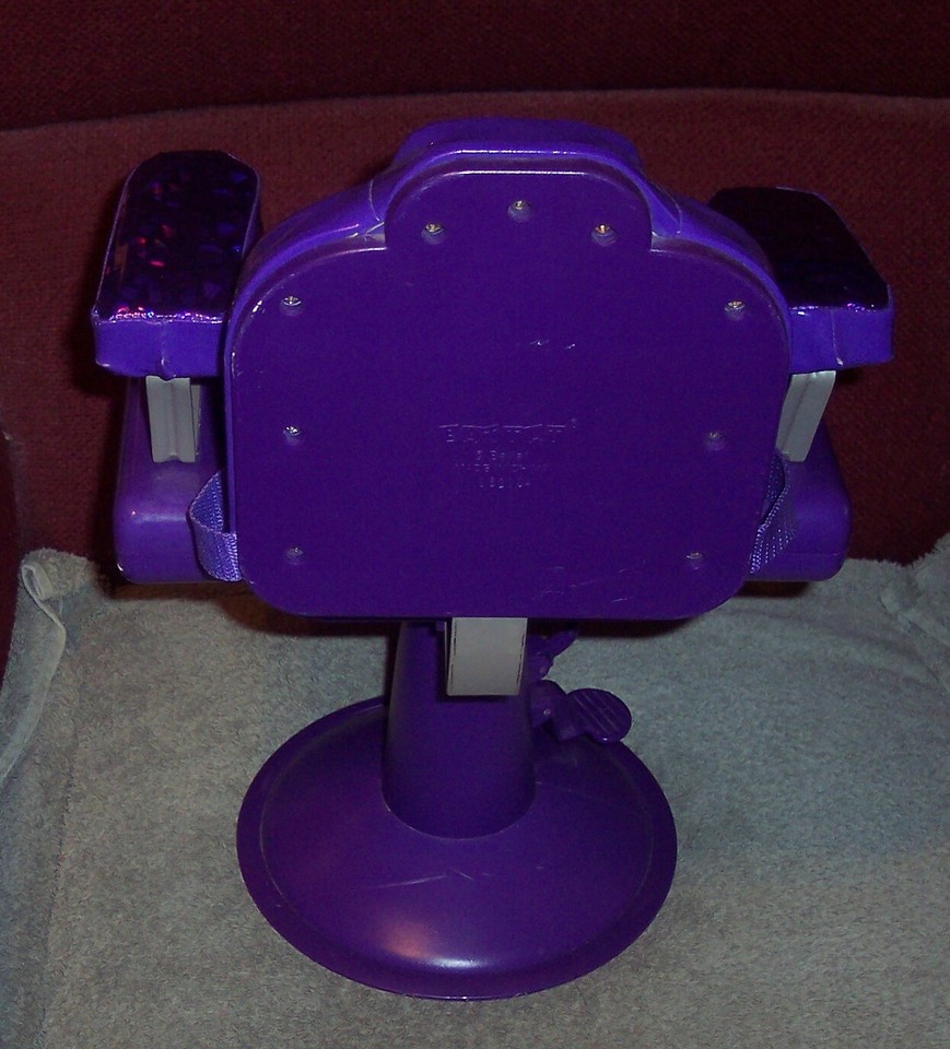 Our Generation American Girl Battat 18" Beauty Hair Salon Chair Purple