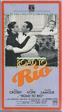 Road to Rio VHS Bing Crosby Bob Hope Dorothy Lamour Very Good