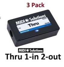  Duty Free 3 Pack - MIDI Solutions Thru 2 Out...